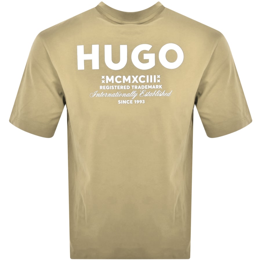 Hugo boss t shirt gold outlet